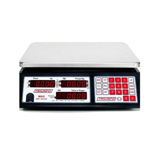 BALANÇA MAX DST-15-C-D (DUPLA ESCALA) TRIUNFO