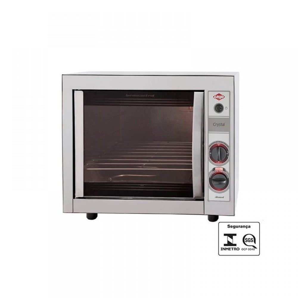 FORNO ELETRICO CRYSTAL INOX ADVANCED